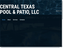 Tablet Screenshot of centraltexaspoolandpatio.com